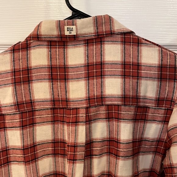 NWT Billabong women’s plaid flannel size medium - Picture 6 of 7